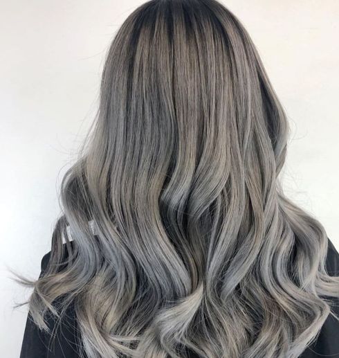 Lovely Ashy Dark Blonde on Dark Hair