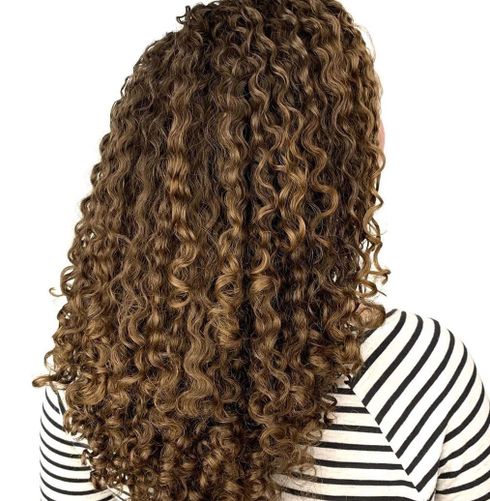 Statement-Making Curly Dark Ash Blonde