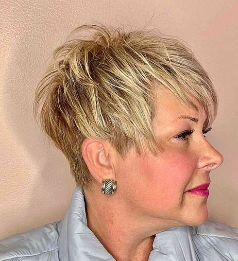 Blonde Pixie Undercut