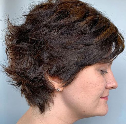 Feathered Pixie for Fine Hair