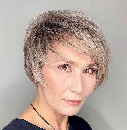 Messy Pixie for Thinning Hair
