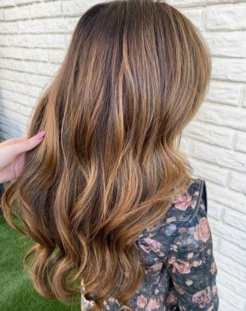 Blonde and Caramel Highlights