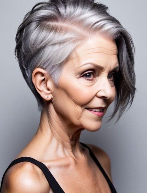  What factors should women over 60 consider when choosing a salon for a short haircut?