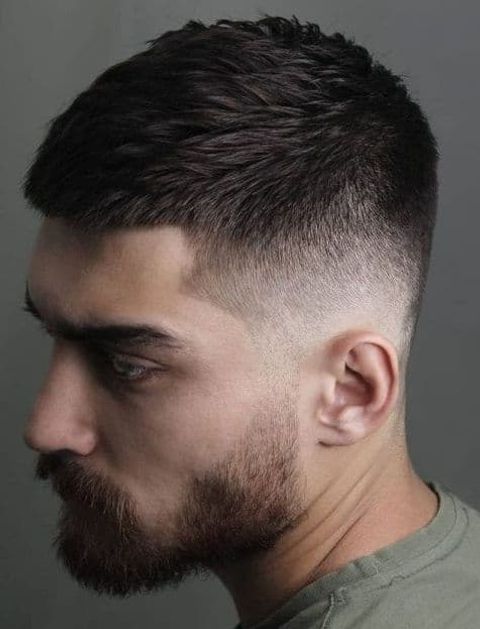 Short Hair with Volume and Fade
