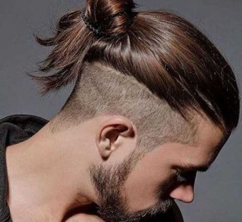 Undercut ponytail