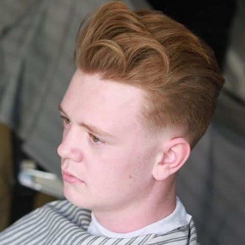Low Fade for Thick Teenage Hair