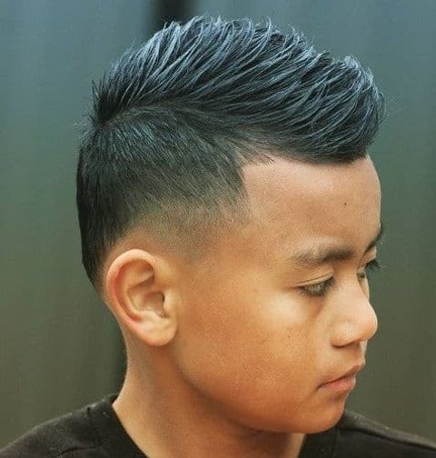 Straight Mohawk with Fade