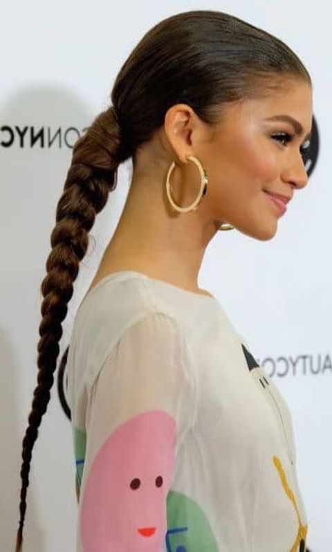 Braided Low Ponytail