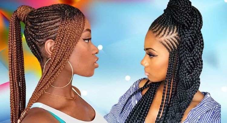 Cornrow braids for black women