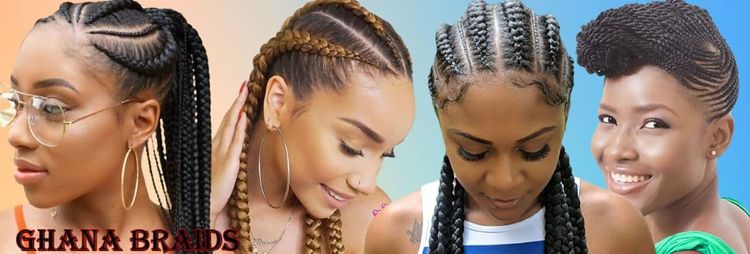 Ghana braids hairstyles for women