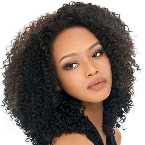 Bob haircut for black women with curly hair