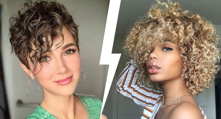 curly short haircuts for women