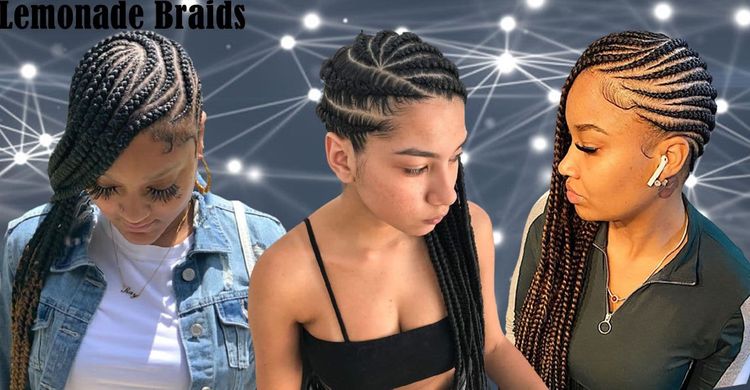 Lemonade braids styles for black women in 2021-2022