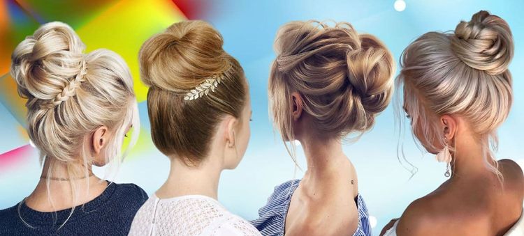 Bun hairstyles for women