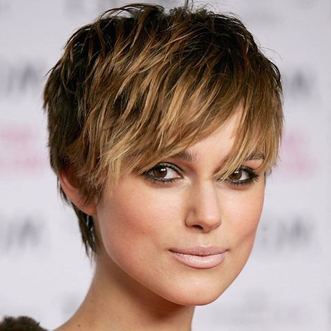 Layered pixie haircuts for square faces