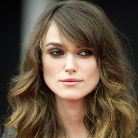 Ombre long hair for square faces