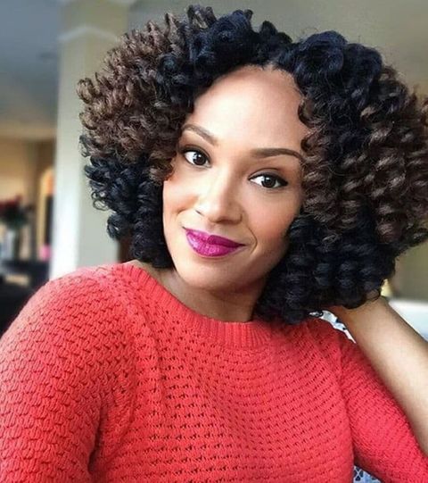 Curly bob crochet braids