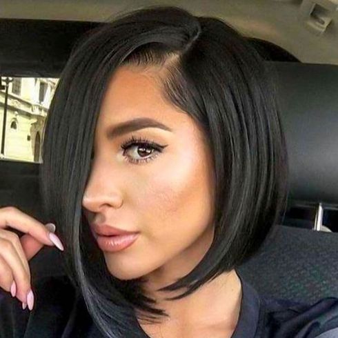 Asymmetrical bob haircuts 2022-2023