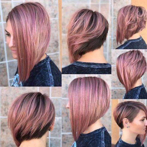 Asymmetrical bob haircuts 2022-2023