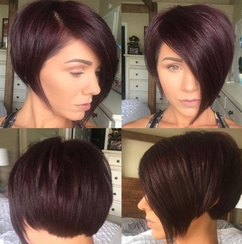 Asymmetrical bob haircuts 2022-2023