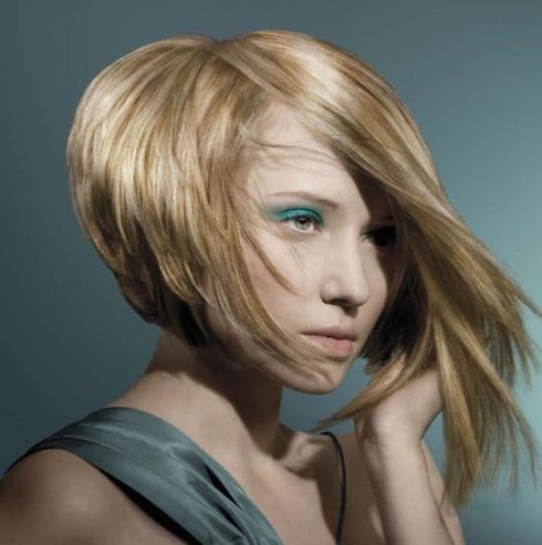 Asymmetrical long bob haircuts 2022-2023