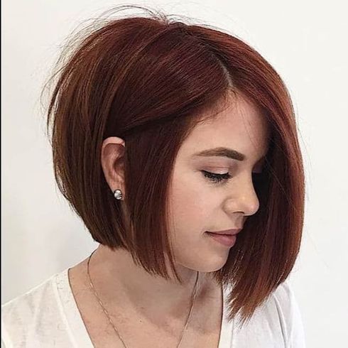 Asymmetrical short bob haircuts 2022