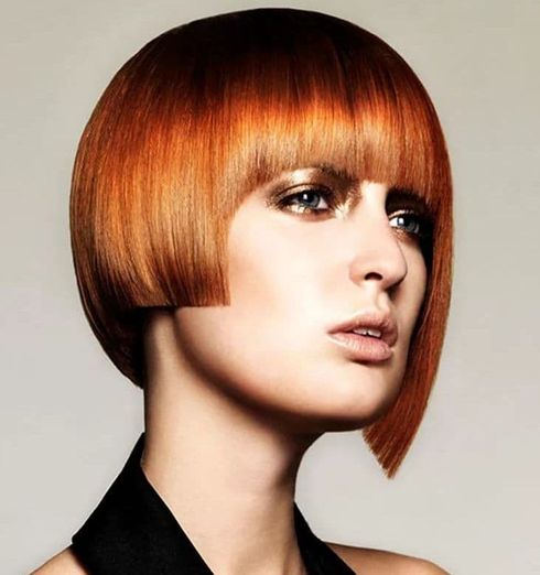 Asymmetrical short bob haircuts 2022