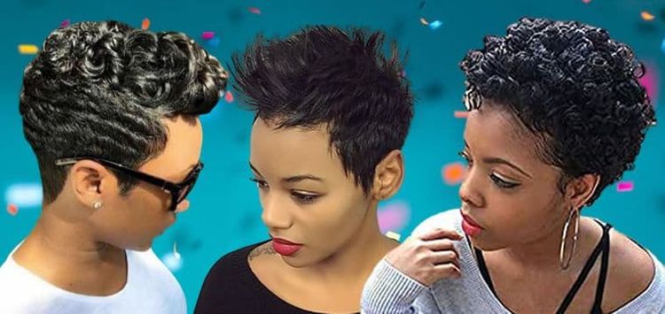 Pixie haircuts and hairstyles for black women