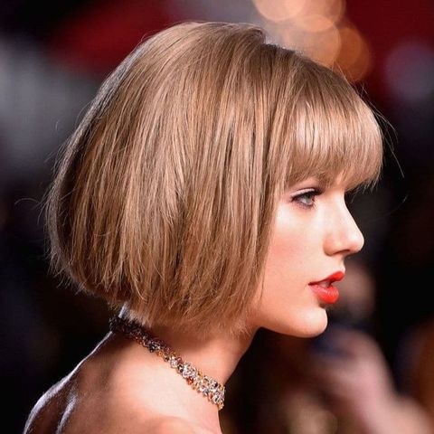 Straight short bob hairstyle 2021-2022