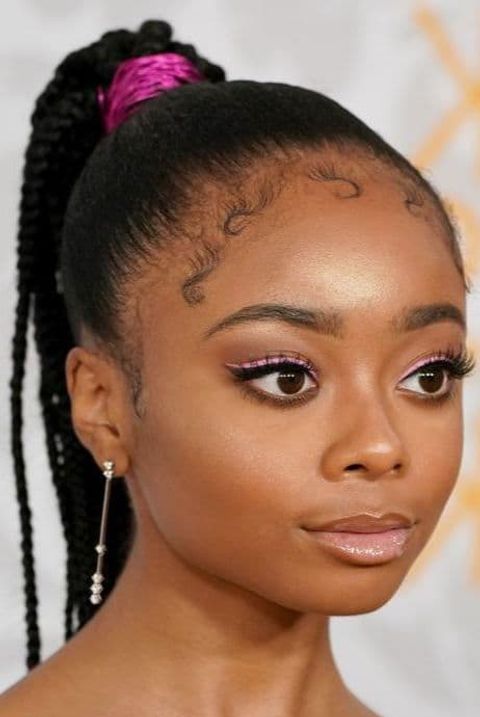 Braids ponytail hairstyles for black girls 2021-2022