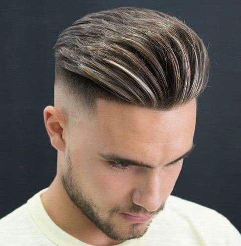 Balayage undercut mohawk for teenage guys in 2021-2022