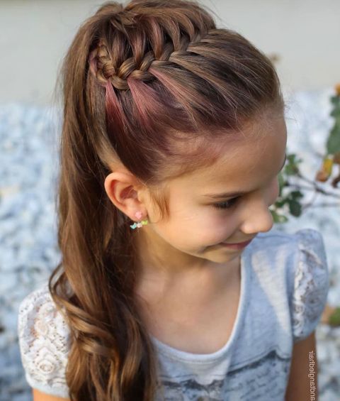 Party hairstyles for girls 2021-2022