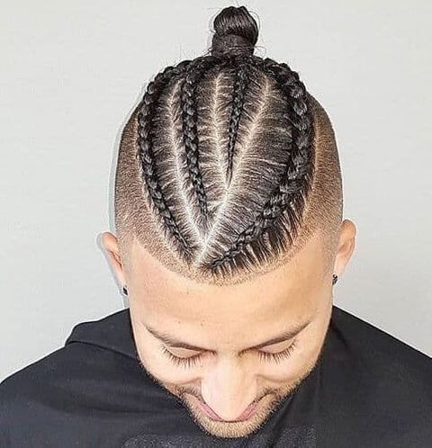 Cool cornrow braids for men in 2021-2022