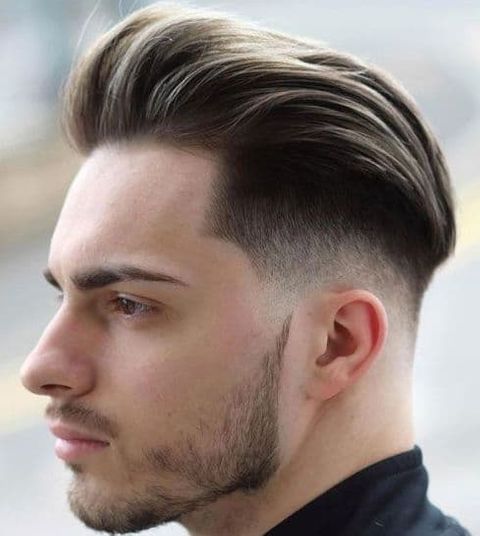 Fauxhawk low fade haircut for men in 2021-2022
