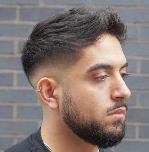 Layered low fade haircut for men in 2021-2022