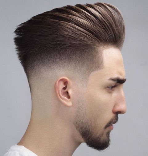 Mohawk low fade haircut for men in 2021-2022