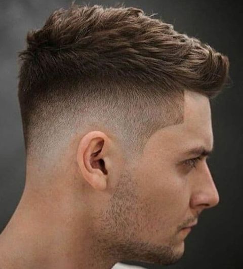 Wavy low fade haircut for men in 2021-2022