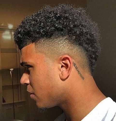 Edgar curly mohawk for black men in 2021-2022