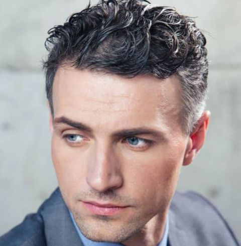 Soft wavy curly hair for men in 2021-2022