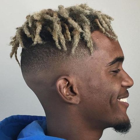 Blonde Undercut Dreadlock hair for men 2021-2022