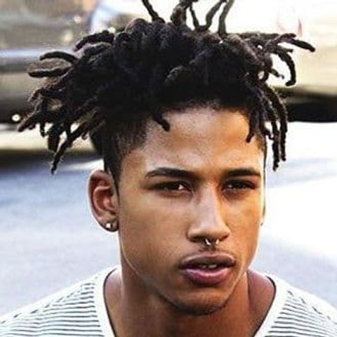 Messy dreadlock short hair for guys 2021-2022