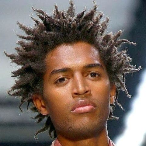 Spiky short hair + Dreadlock hairstyle for men 2021-2022