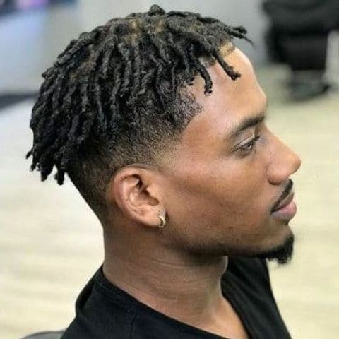 Undercut short haircut + dreadlock style for men 2021-2022