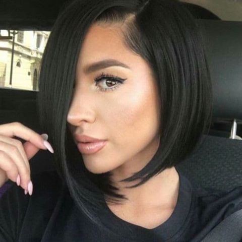 Asymmetrical bob haircut for women in 2021-2022