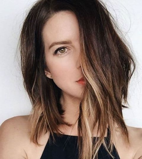 Ombre wavy long bob for women in 2021-2022