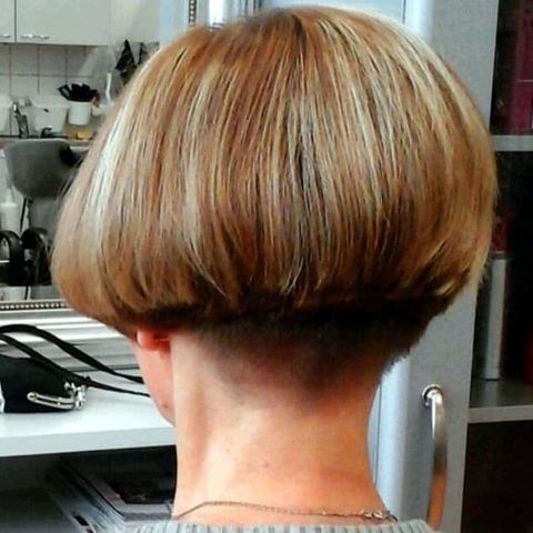 Thick hair undercut bob for women 2021-2022