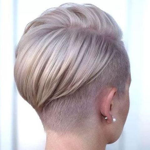 Side+back undercut layered bob for women in 2021-2022