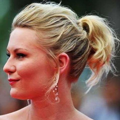 Ponytail short hair for blonde women 2021-2022