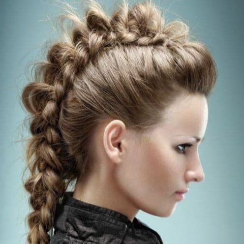 Mohawk low pontail braids for women 2021-2022