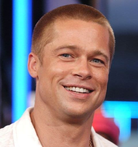 Brad Pitt Buzz cut 2021-2022